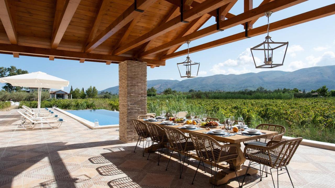 Aneli Luxury Villas - Villa Semeli Áyios Kírikos Bagian luar foto