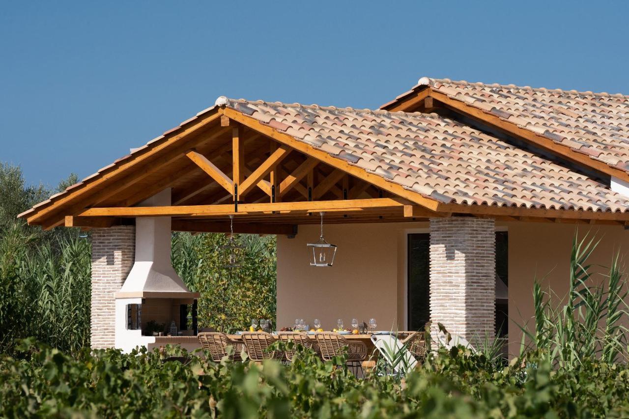 Aneli Luxury Villas - Villa Semeli Áyios Kírikos Bagian luar foto